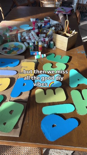 can’t not have the diy vibes ✨ birthday prep is in full swing so lots of cardboard cutting and decorating and (of course) crown making going on over here… Celebrated the birthday boy early at the park last weekend and days before the party Pierce said - mom, we need a sign! as always, we had fun using the @Getbeaverbot cardboard cutter, which came in handy for cutting out many letters last week! I used canva to create a template for our letters - font: Wedges size: 728 In case you want to make o