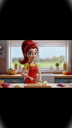 lerningenglish daily routine in the kitchen daily using handrad 100 sentence #English #Enflish lerning #Engkish prictice #English pronunciation English cartoon #creatorsearchinsights govairalveideo