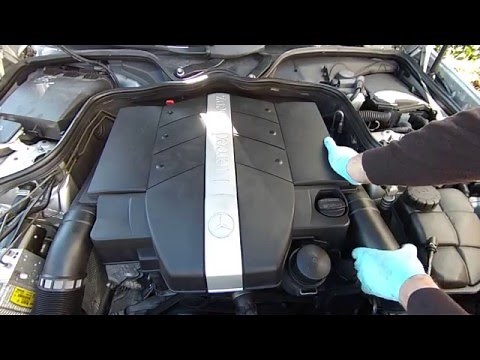 Mercedes-Benz How to install engine cover