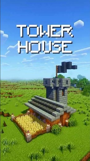 Minecraft | Tower house 🏰 Easy build 😁