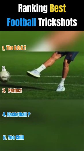 Ranking BEST Football Trickshots #shorts