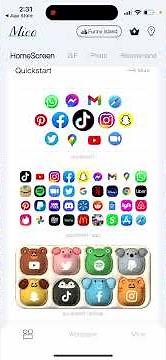 Mico-Lock Screen widget app - overview