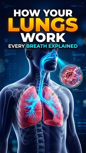 How Your Lungs Turn Every Breath Into Oxygen 🫁 | Life Revealed #shorts #viral #foryou #reels