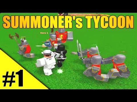 SUMMONING MONSTERS! - Summoner Tycoon Ep 1 - ROBLOX