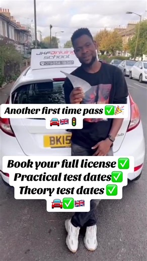 Another first time pass . C. Congratulations Kunle on passing your driving test. Well done to our instructor Bims Thank you for choosing Updates, instructors, and real London driving test route tips. #DVLA London #LondonTestCentre #LondonADI #DrivingLessonsLondon #LondonTestRoutes