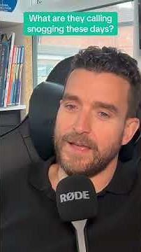 What are they calling snogging these days?