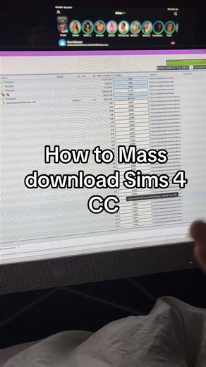 Quick tutorial on how to mass download sims CC #youngboysforces #sims4 #thesims4 #simstok