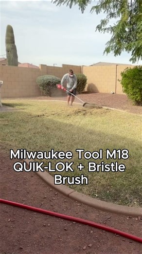 This Milwaukee Tool Made Dethatching SO EASY | Lawn Care Hack
