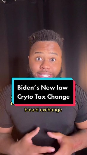 Biden signs infrastructure law, targets crypto #taxtok #taxnews #taxes #tax