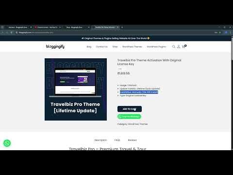 Download Travelbiz Pro Theme With License Key | Travelbiz Pro WordPress Theme