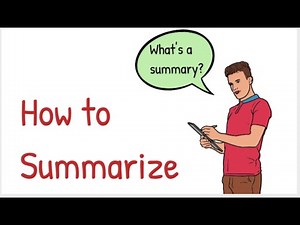 How to do a summary writing