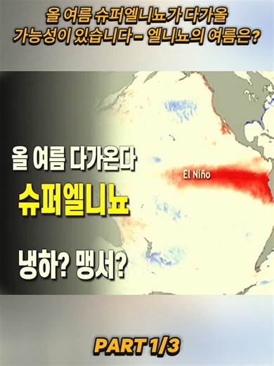 올 여름 슈퍼엘니뇨의 영향