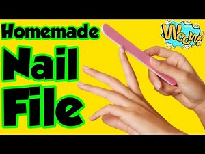 Homemade nail filer ||how to make nail filer making at home||nail filer diy||nail file||Sajal's Art
