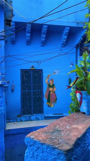 Why is this entire city painted BLUE? 😳💙India’s most mysterious city…📍 Blue streets of Jodhpur