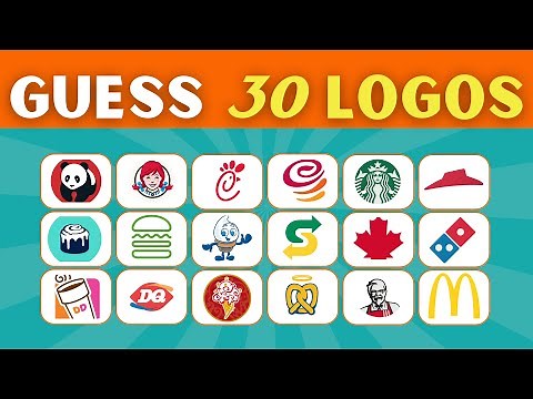 Guess the Logo – Food Places Edition 🍔🍕 | 30 Famous Restaurant Logos Challenge
