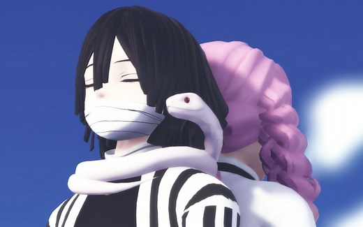 【鬼灭之刃MMD】Maps【甘露寺蜜璃】【伊黑小芭内】