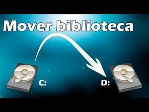 Mover la Biblioteca de archivos al disco local D en Windows 7, 8, 10
