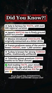 Amazing Facts About Global Foods and Drinks #facts #worldwide #viralvideo #fblifestyle | Time Facts