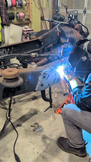 Eric on Instagram: "Finishing the frame shortening on this 2008 Superduty chassis, next step is cab mounts for the 1977 F350 #dentsideford #superduty #dentside #Ford #fordtrucks"