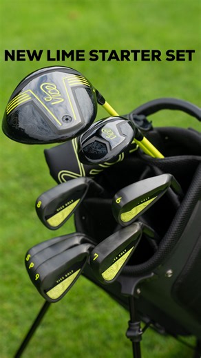 Our 10-Piece Stater set is built for beginners and designed to take their game to the next level! 🍋‍🟩 | Vice Golf