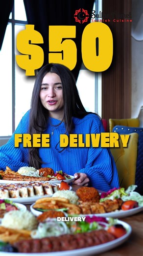 𝐅𝐑𝐄𝐄 𝐃𝐞𝐥𝐢𝐯𝐞𝐫𝐲 𝐨𝐧 $𝟓𝟎 𝐎𝐫𝐝𝐞𝐫𝐬 Don’t step out in the cold. Get your favourite Turkish dishes delivered, or pick them up fresh from Sultan Ahmet. Order through Deliverect now! 📍Mississauga West | Mississauga East | Ajax | Ottawa | Downtown Toronto (Opening Soon) | York Region (Coming Soon) #sultanahmet #turkishfood #turkishcuisine #authenticflavours #mississauga #ottawa #ajax #mississaugaeats #turkishrestaurant | Sultan Ahmet Turkish Cuisine