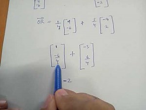 VECTORS. Ratio theorem. Internal division of a line