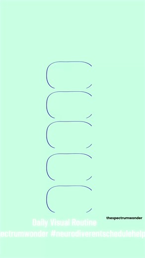 Daily Visual Schedule Reminder | routine