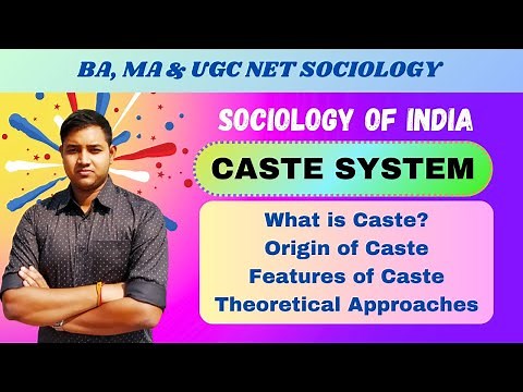 Caste | Origin & Features of Caste System | Sociology of India | IGNOU BSOC 102 & 132