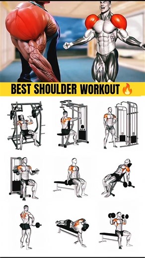 Best Shoulder Workout #shoulderworkout #shoulderday #shoulder #shoulderpress #lateralraise #exercise