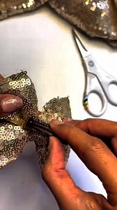 Lazos con lentejuelas | Arte de crear con las manos