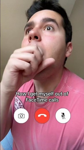 EXCUSES TO GET OUT OF A FACETIME CALL 🤡💀 #shorts #comedy #facetime