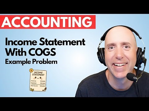 FA29 – Income Statement for a Merchandiser - Full Example (Part 1 of 3)