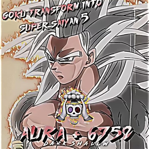 GOKU TRANSFORMED INTO SSJ5🔥☠️