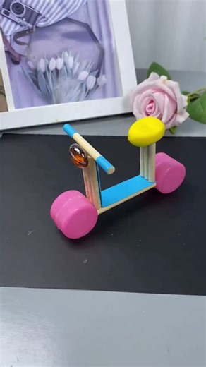 paper crafts creator on Instagram: "Mini Scooter Craft 🛴✨ #fblifestyle #papercrafts #creativeideas #kidscrafts"