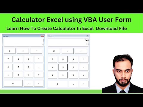 How To create Calculator Excel using VBA User Form