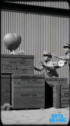 New Gov. UFO Footage | Beta Brains #ai #government #funny #sora #ufo #alien #area51 #betabrains