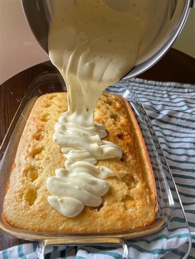 13K views | "Well, I owe it all to this cake recipe! I first made this for a family party 5 years ago. Sat the pan down on the table and starting playing a game of bags. Heard all this fuss on the porch and when I investigated I found they had all but scraped the pan clean in a matter of minutes! Now I make it every year!!!" Recipe  | 홉홤홨황홖홡활홞환 홈홞홣홙 | Facebook