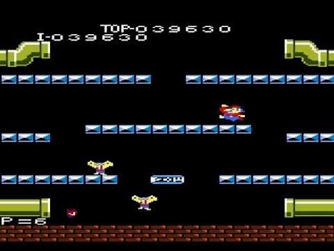 Atari 7800 Gameplay - Mario Bros