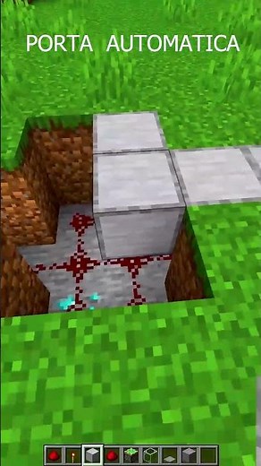 Como fazer uma porta automática de vidro no Minecraft