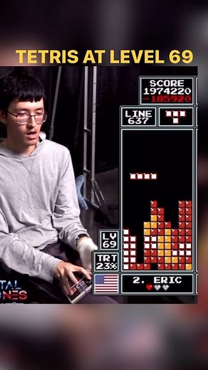 33K views · 386 reactions | ERIC’s precision stacking scores him a Tetris on level 69! … HEY NOW! #ctwc #classictetris #classictetrisworldchampionship #ctwc2022 | Classic Tetris World Championship | Facebook