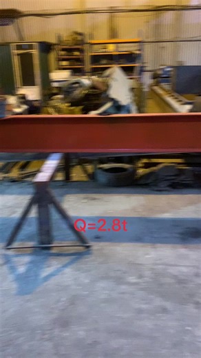 Cẩu trục dầm đơn Q=2.8t cũ đã được sửa chữa lại và lắp chân chạy biên mới, sẵn sàng đi làm nhiệm vụ cho bác chủ Bắc ninh #cautruc #congtruc #nanghang #ketcauthep #nhaxuong