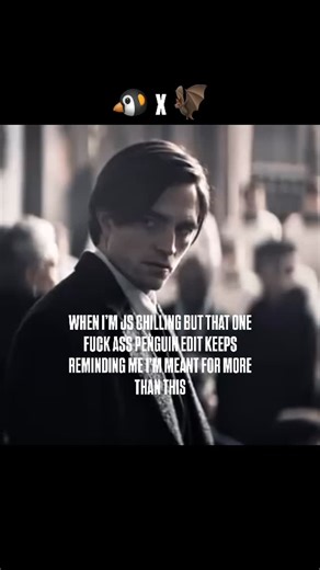 Memer? I guess on Instagram: "Penguin Meets Vengeance #penguin #batman #memes #trending #viral"