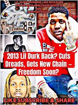 2013 Lil Durk Back? Cuts Dreads, Gets New Chain — Freedom Soon? #shorts #lildurk #chicagodrill