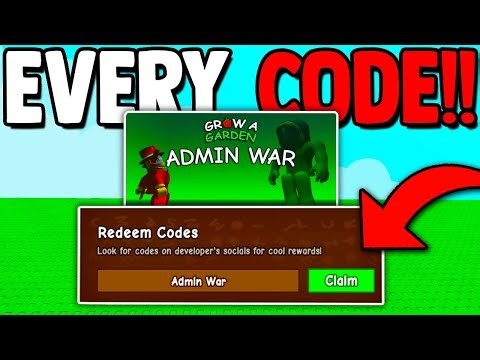 ALL WORKING CODES!! | Grow a Garden ROBLOX
