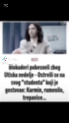 Vojska je lek za ovakve i slične ovakvima. Muški momčići otkad ne ide u vojsku zastranjuje. #for #fyp #srbija #blokade #viral #trending #viral_video #videoviral #uzice #užice #ćaci #caci #ćacilend #cacilend #beograd #srbija #serbia #pumpaj #studentiublokadi #n1 #novas #pink #informer #stopblokadi #follow #video #tik_tok #tiktokviral #foryoupage #protesti #trendingvideol