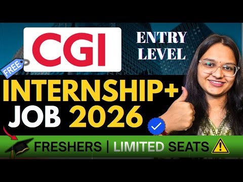 CGI Apprentice & Job Hiring 2026 | Official Update | Freshers Eligible