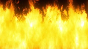 Bottom Rising Realistic Fire Element Overlay