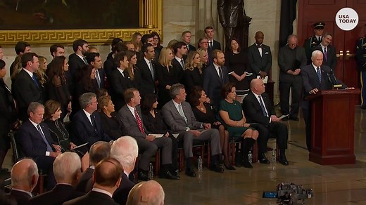 Mike Pence: Bush wrote my son letter with 'CAVU' wishes