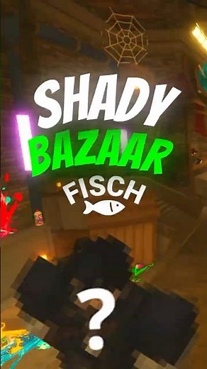 How to unlock the SHADY BAZAAR in Roblox Fisch! 🕵️ (All NPCs Explained)