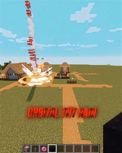 Orbital Tnt Rain Tutorial 💀 #shorts #minecraft